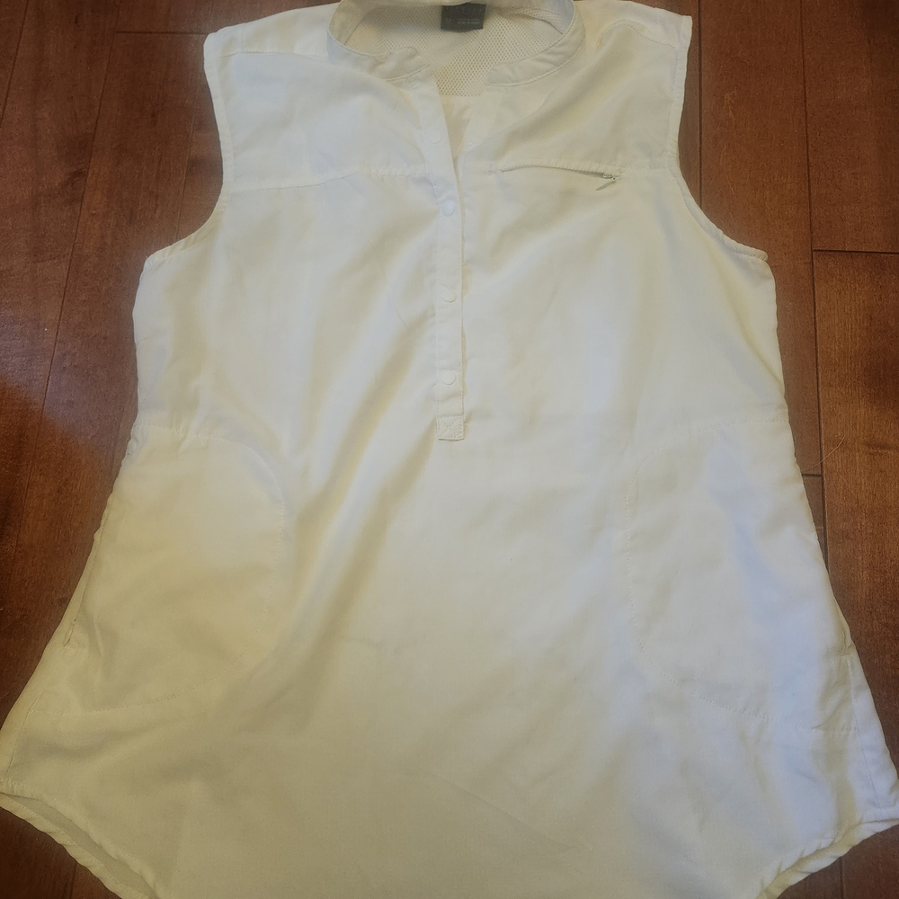 White Outdoor/Hiking Tank Top